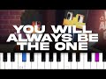 Loving Caliber  - You Will Always Be The One  (piano tutorial)