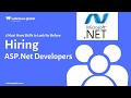 5 Must Have Skills to Look for Before Hiring ASP.Net Developers || WebClues Global