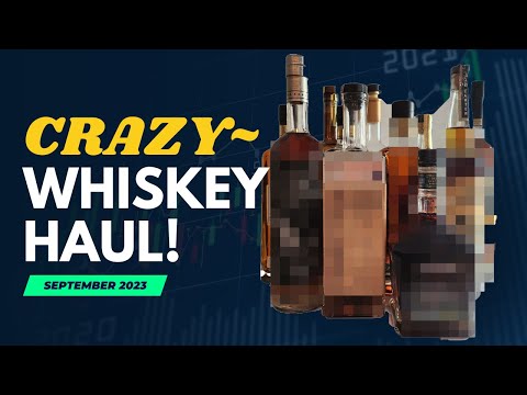 Revealing how I get them and the prices of each bottle! Whiskey bottle Haul for September 2023