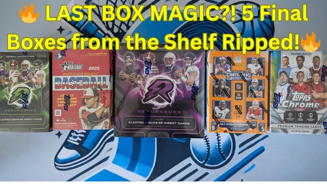 Last Box Superstition! Ripping My Final Boxes of 5 Products! 🔥 - YouTube