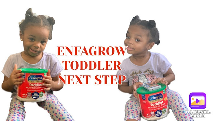 Enfamil toddler next step how many times a day