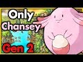 Can I Beat Pokemon Gold with ONLY One Chansey? 🔴 Pokemon Challenges ► NO ITEMS IN BATTLE