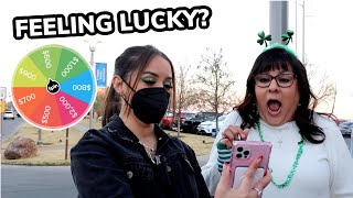 GIVING $5,000 TO LUCKY PEOPLE ON ST PATRICKS!