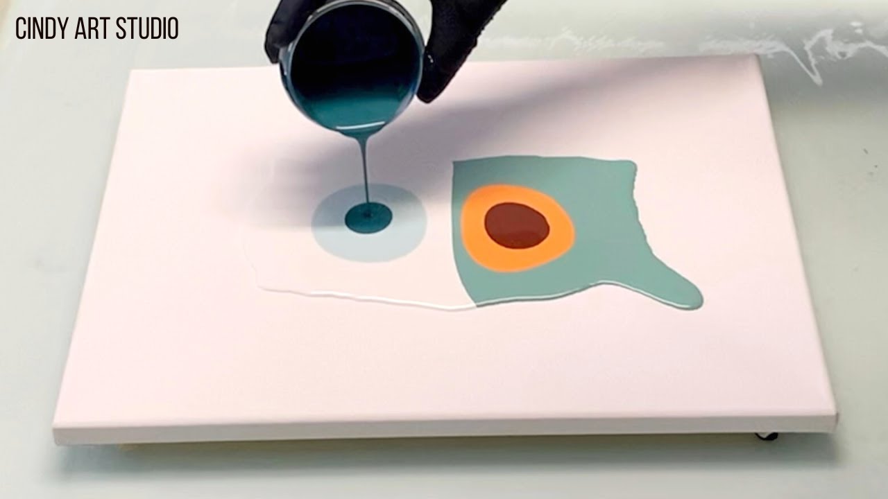 Acrylic pearl pour dutch pour combo Acrylic pouring for beginners ...