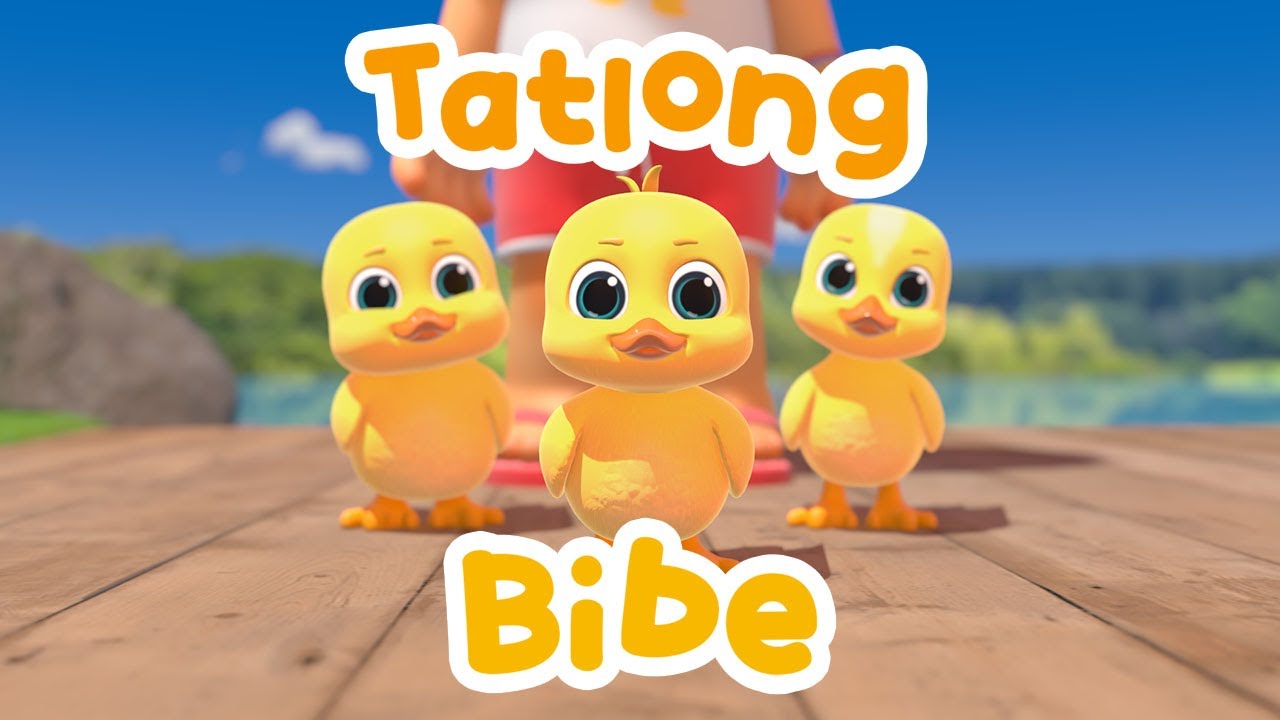 Tatlong Bibe 2024   Animated Filipino Children Song