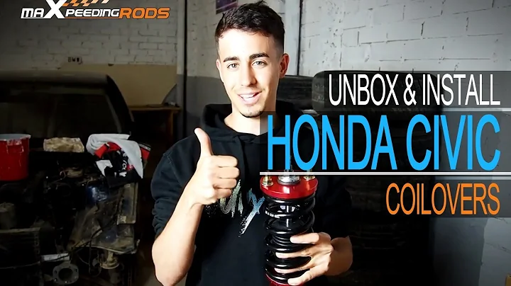 For Honda Civic coilovers unbox & install