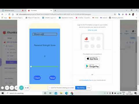 Thunkable PASSWORD GENERATOR Project