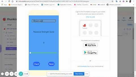 Thunkable PASSWORD GENERATOR Project