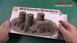 Celebrity Classy Hobby WWII Jerry Can & Fuel Drum set 1/16 Net Worth