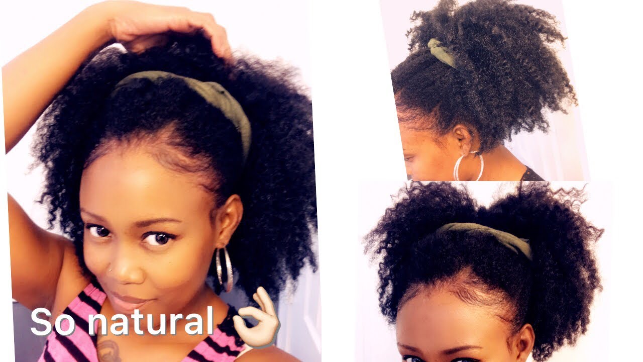 EASY NATURAL CROCHET  BRAIDS WITH MARLEY HAIR 4c, 4b hair