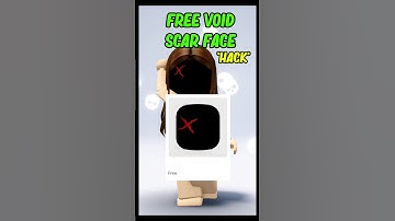 FREE VOID SCAR FACE HACK! #roblox #robux #freeitems