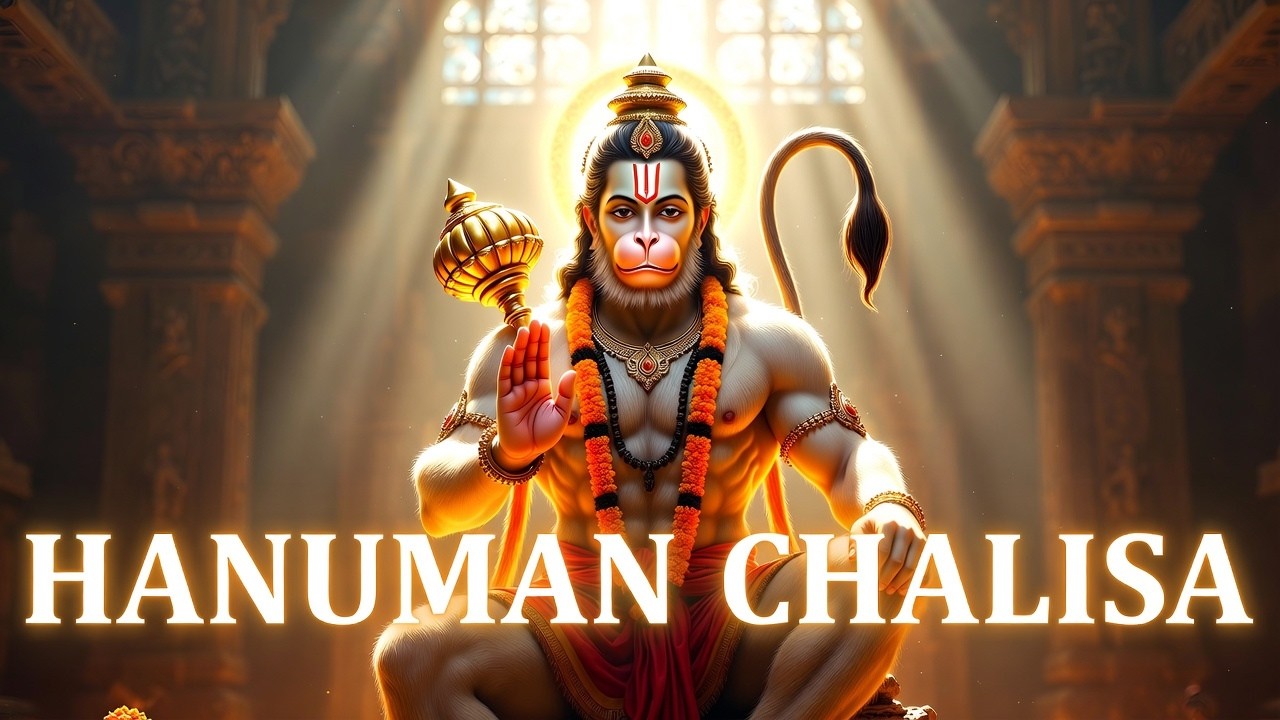Powerful Hanuman Chalisa 🙏 Remove Fear & Negative Energy | Full Devotional Bhajan