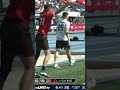 Remarkable footwork along the sideline!