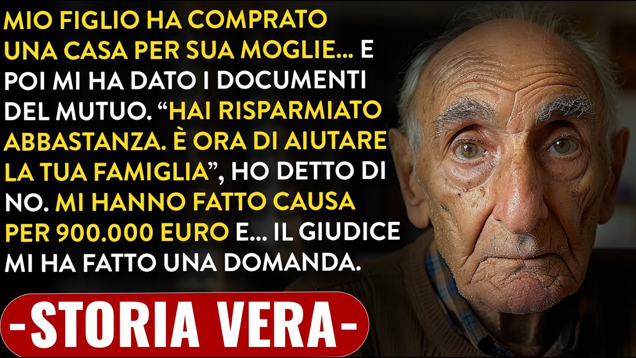 Mio figlio mi ha invitato alla festa per la sua nuova villa e poi, nello studio, mi ha messo davanti i documenti del mutuo. "Hai risparmiato abbastanza", mi ha detto. "E ora che aiuti la tua...