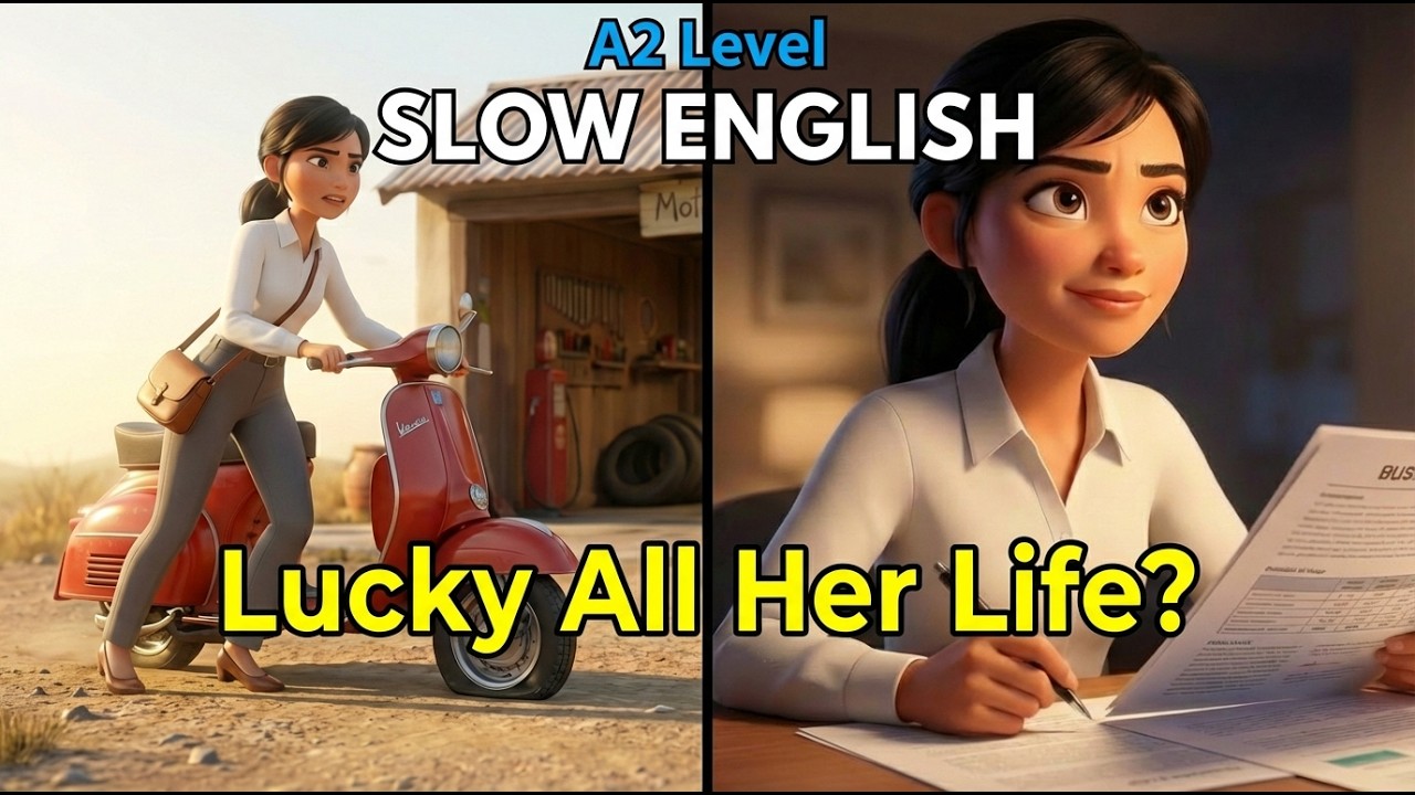 The Woman Who Was Always Lucky | Easy English Listening for Beginners