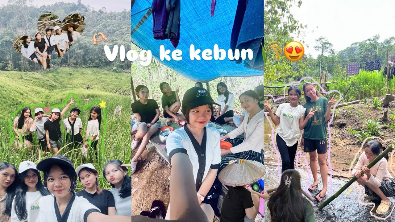 VLOG || keseruan di kebun🌾🔆📸