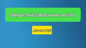 Change  text color every second use Html,Cssand javascript in telugu.