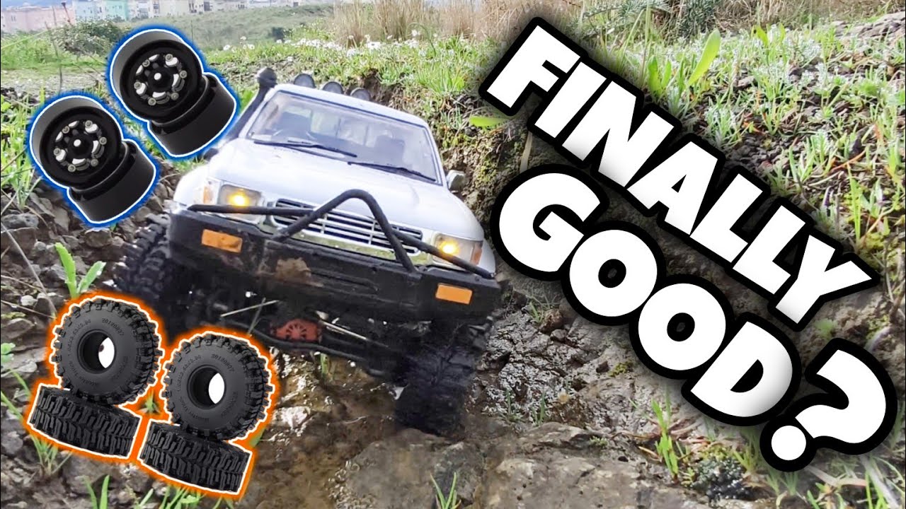 NEW SHOCKS SETUP - 1.0 METAL BEADLOCK - WPL C64-1 - MUD TRAIL