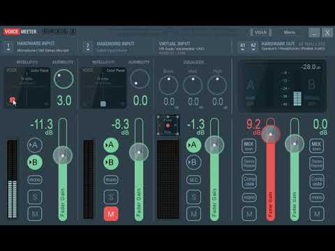 setting up voice meeter