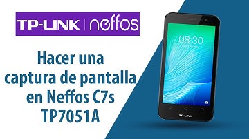 ¿Cómo hacer una captura de pantalla en Neffos C7s TP7051A?