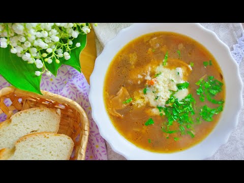 Суп из Сушеных БЕЛЫХ ГРИБОВ! Самый Вкусный Рецепт ПОСТНОГО СУПА (грибная юшка)! Наваристый, Арома...