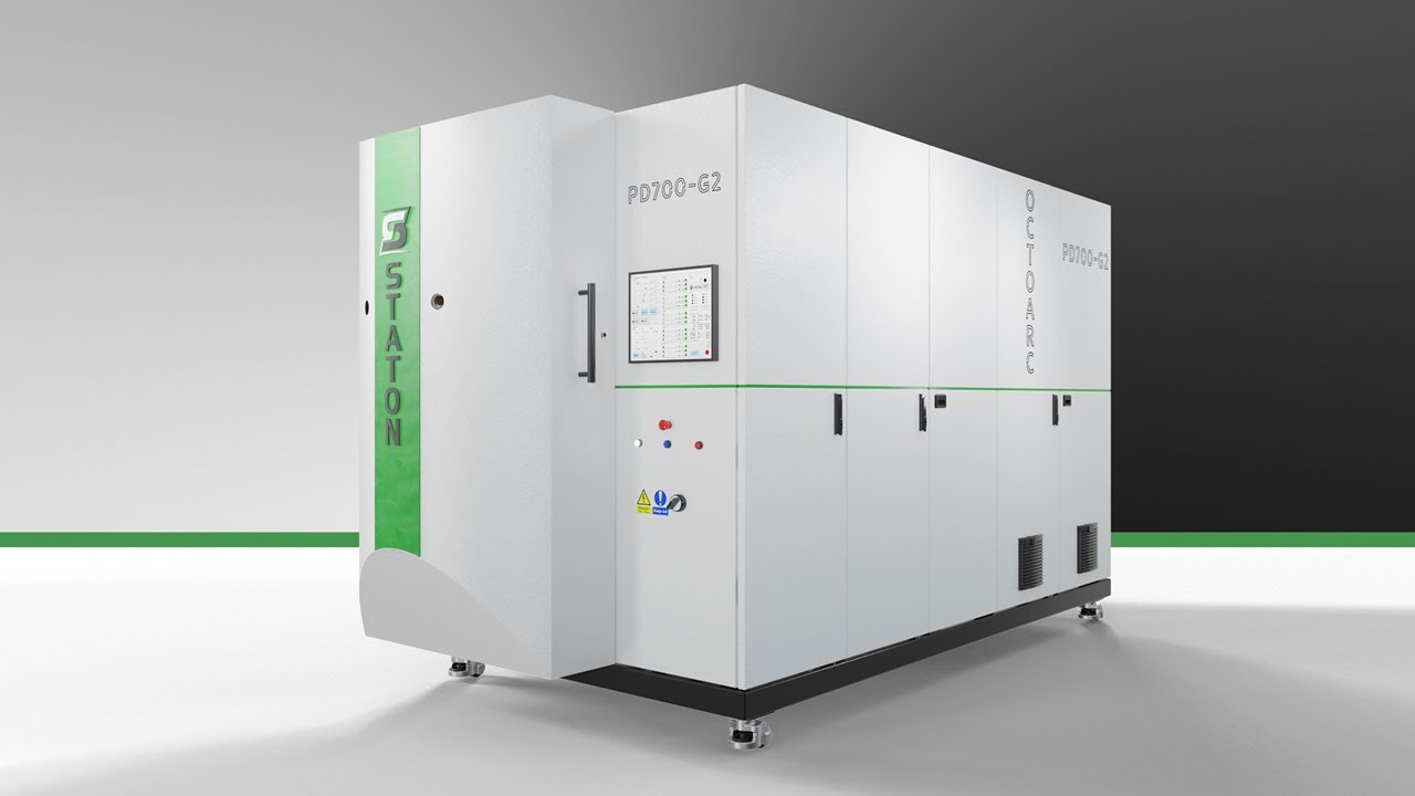 PVD coating machine PD700-G2 - YouTube