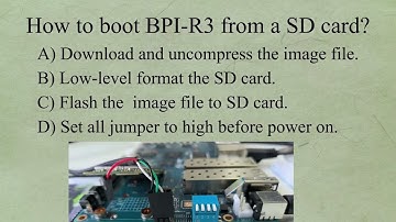 [How to]Banana Pi BPI-R3 Router board how to burn image and starting