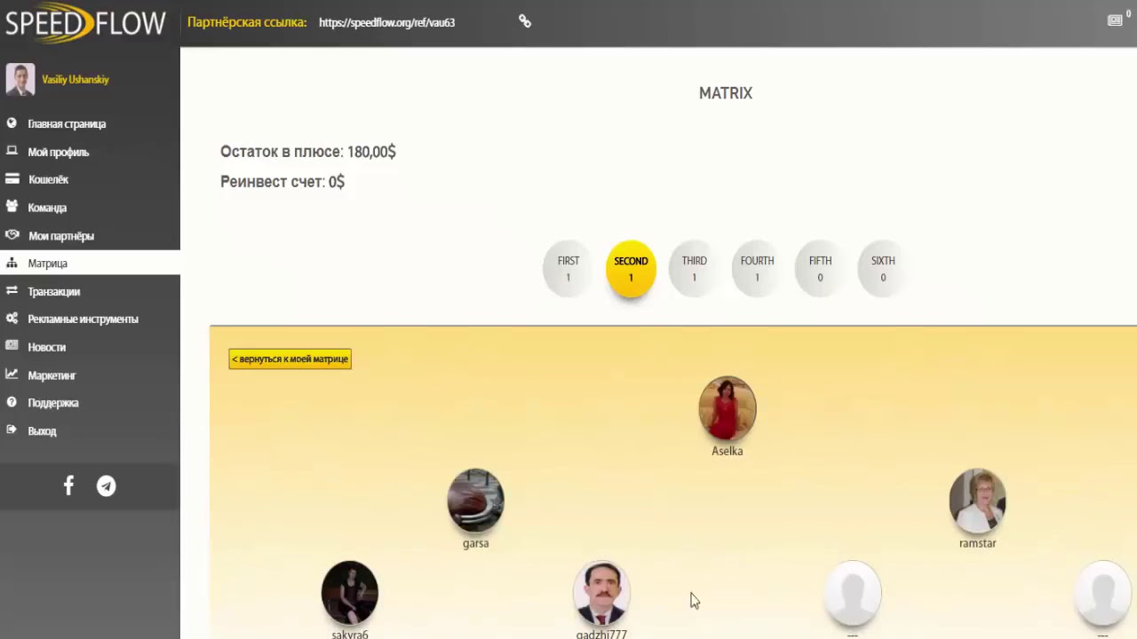 Speedflow Shortcut SPEEDFLOW СТАРТ международного проекта Первый вывод заработка из ...