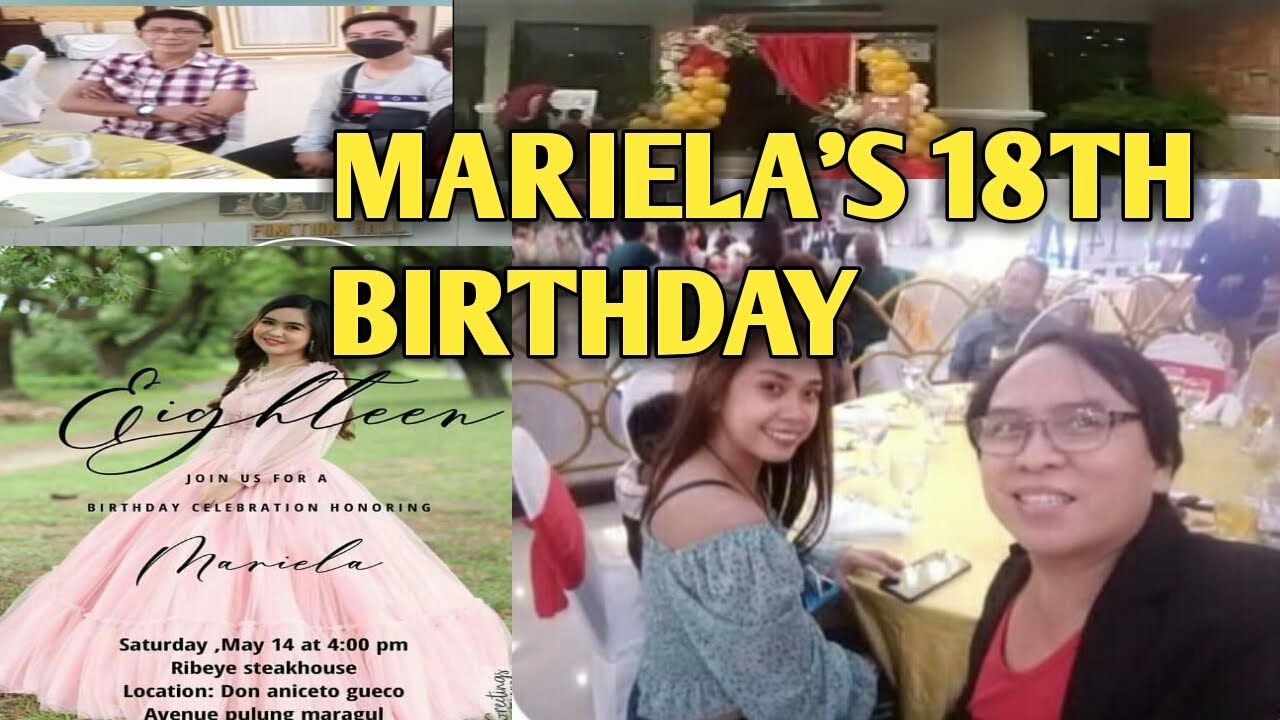 MARIELA'S DEBUT AT RIB EYE STEAK HOUSE, ANGELES PAMPANGA ii MAMANILS VLOG YouTube