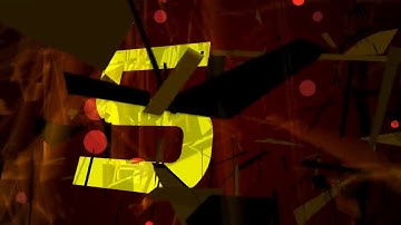 4K Fragments Flash Like Countdown Numbers Animation