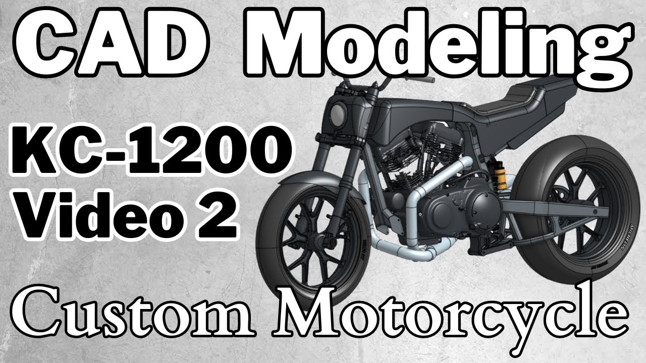 CAD-моделирование / От начала до конца / Мотоцикл на заказ / KC-1200 / KULLYCO
