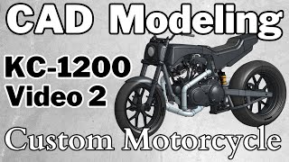 CAD Modeling / Start to Finish / Custom Motorcycle / KC-1200 / KULLYCO