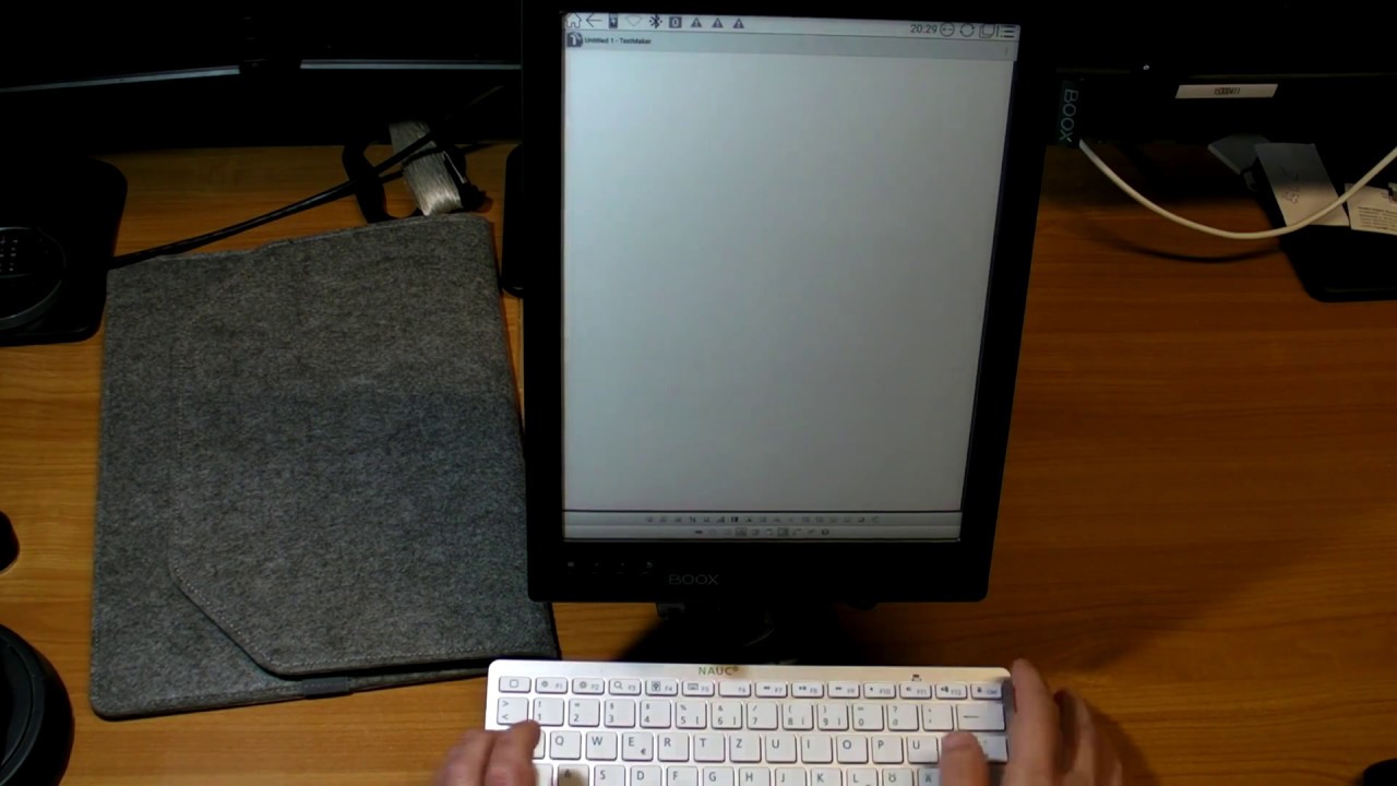 Editing of Text Documents on Onyx  Max2
