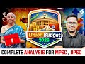 Union Budget Highlights 2026 | Union Budget 2026 | Budget 2026 Detailed Analysis By Kishor Sir