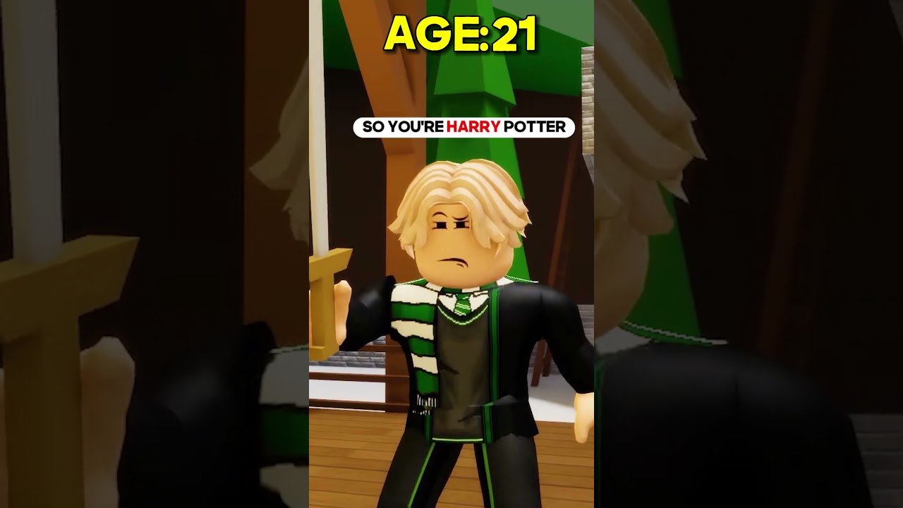 🧙BIRTH TO DEATH OF HARRY POTTER⚡IN ROBLOX BROOKHAVEN RP! #roblox #brookhavenrp #robloxshorts