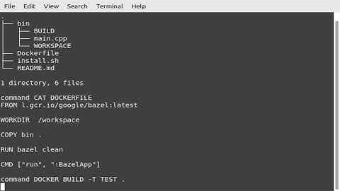 Programming {{ cpp bazel }} hello world