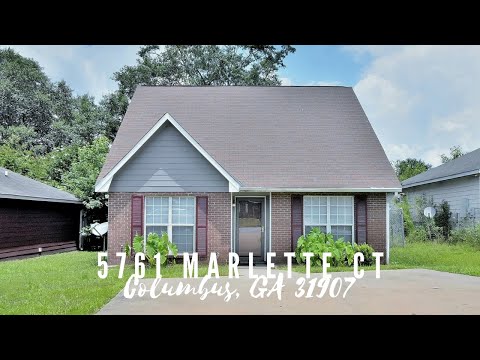 5761 Marlette., Columbus, GA home video tour