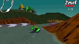 لعبة Big Red Racing (لنظام التشغيل DOS على الكمبيوتر الشخصي) - عرض طويل بمعدل 60 إطارًا في الثانية screenshot 3