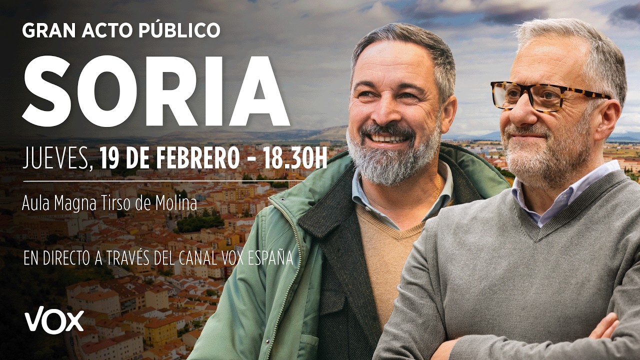 Gran Acto en Soria con Santiago Abascal