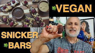 Vegan Snicker Bars Dessert Simple & Easy Recipe