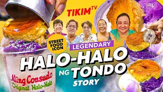 STREET FOOD HALO HALO sa TONDO | Legendary Aling Consuelo Halo Halo Since 1960 Story | TIKIM TV