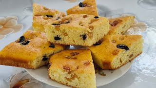 ВСЕ СМЕШАЛИ И В ДУХОВКУ! САМЫЙ ПРОСТОЙ КЕКС С ИЗЮМОМ К ЧАЮ!#рецепт#кекссизюмом#духовка#