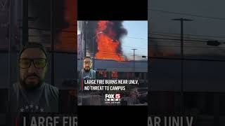 Fire in Las Vegas ? Near the UNLV campus