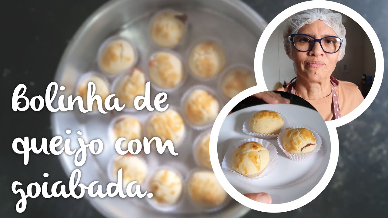 Bolinha de queijo com goiabada COM 4 INGREDIENTES