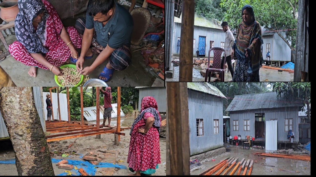 বৃষ্টির দিনে সবাই বাড়িতে ননদাগ সকাল সকাল কি খেতে চাইলো। /khuki vlogz