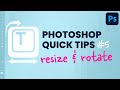 Photoshop Quick Tips 5 How To Resize Rotate Image Shorts Photoshop Quick Tips 5 How To Resize Rotate Image Shorts