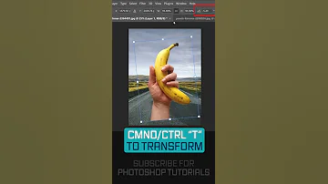 Photoshop Quick Tips 5 How To Resize Rotate Image Shorts 