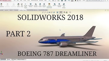 Boeing 787 modeling in solidworks part 2