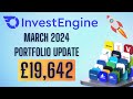 Investengine portfolio update  stocks  shares isa  march 2024