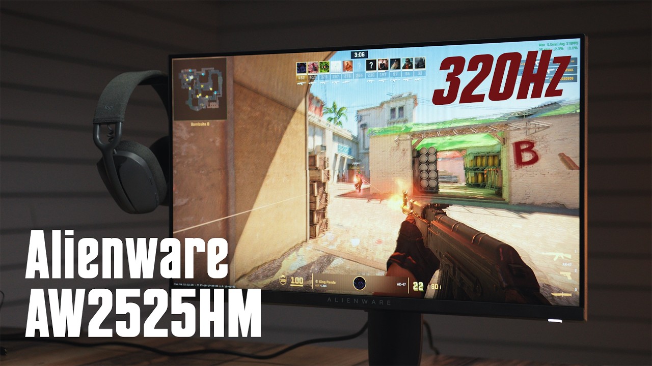 Alienware AW2525HM Review - Affordable 320Hz monitor - YouTube